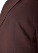 Klassisk kavaj med en knapp, Brun, Packshot image number 4