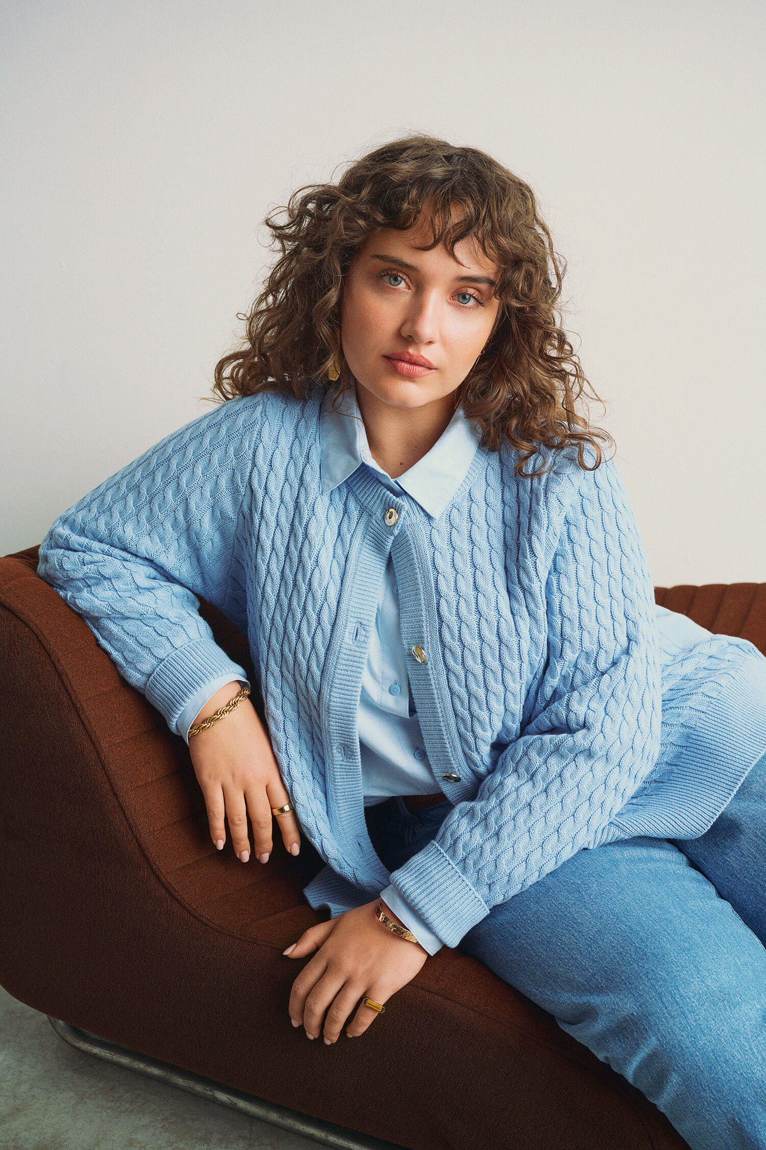 Zizzi Bl&aring; detaljer, , Model