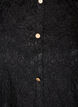Blus i spets med dekorativa knappar, Svart, Packshot image number 2