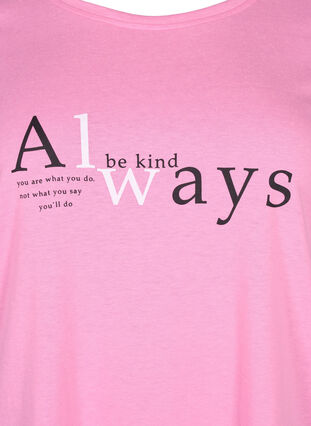 FLASH - T-shirt med motiv, Begonia Pink Always, Packshot image number 2