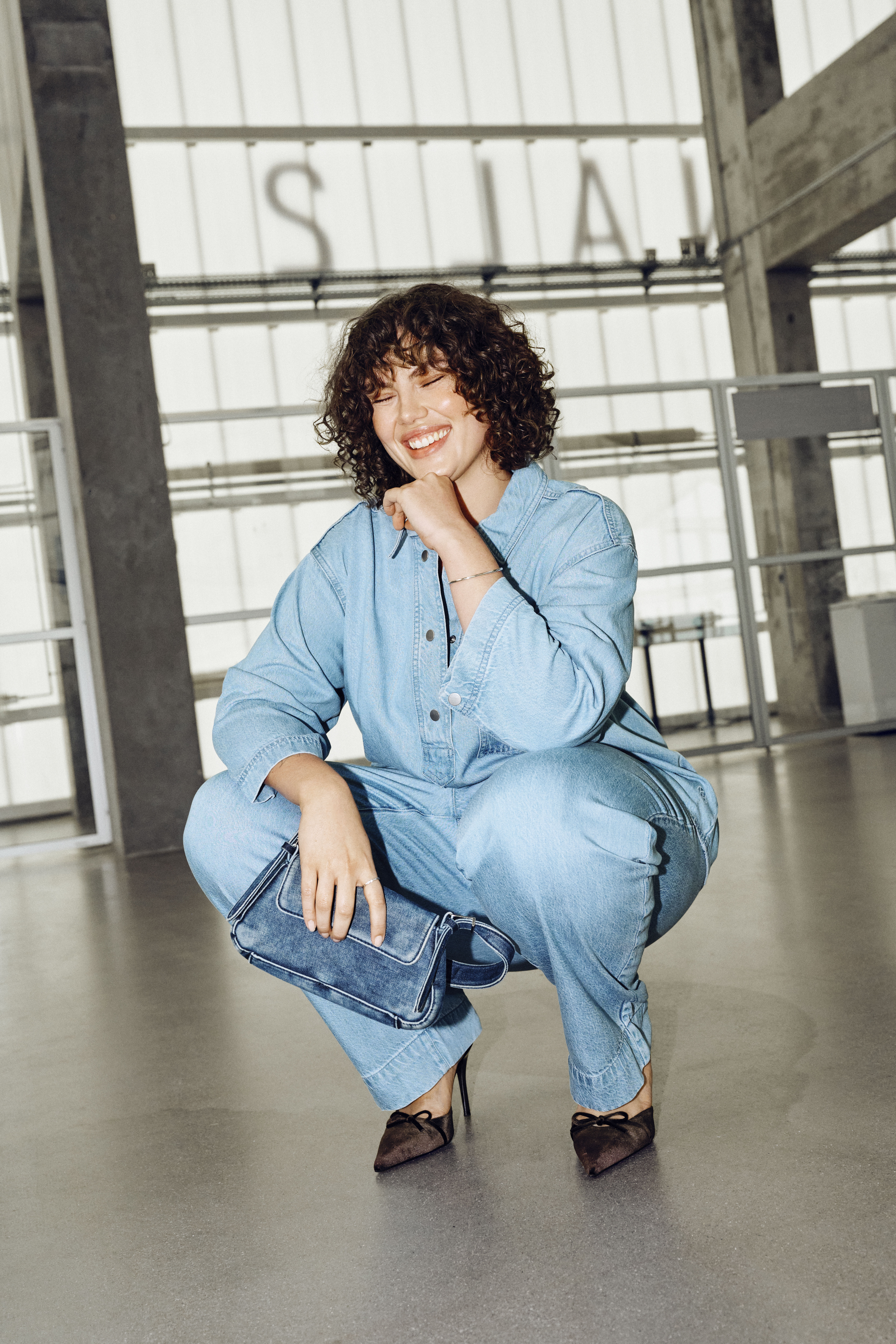 Zizzi Ljus denimset, , Model