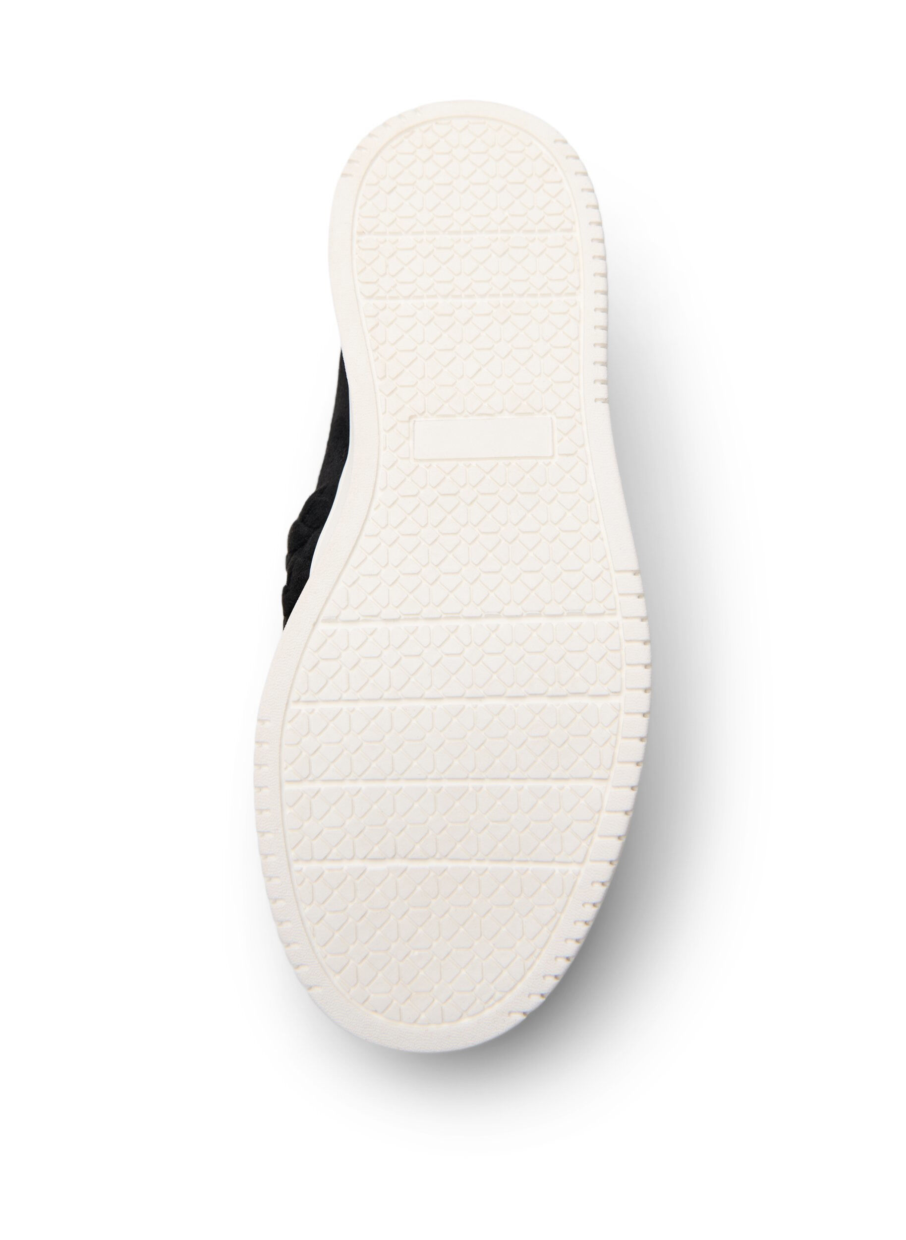 Zizzi Skor i mockaimitation med fl&auml;tade remmar, Svart, Packshot image number 4