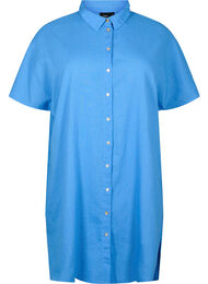 Lång skjorta med korta ärmar, Ultramarine