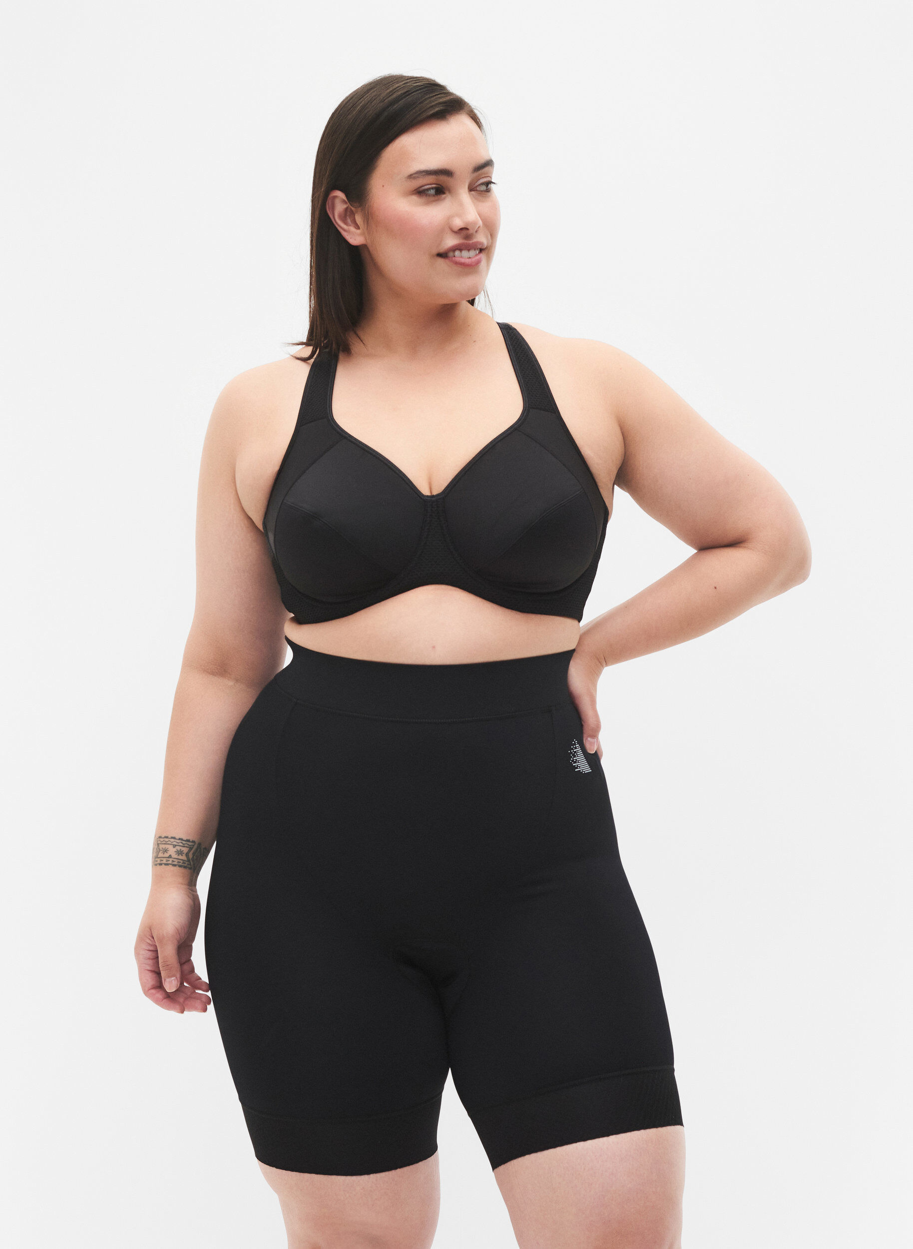 Zizzi Cykel-/ Spinning -shorts, Black, Model image number 2