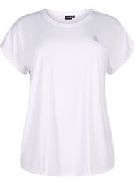 Kortärmad t-shirt för träning, Bright White