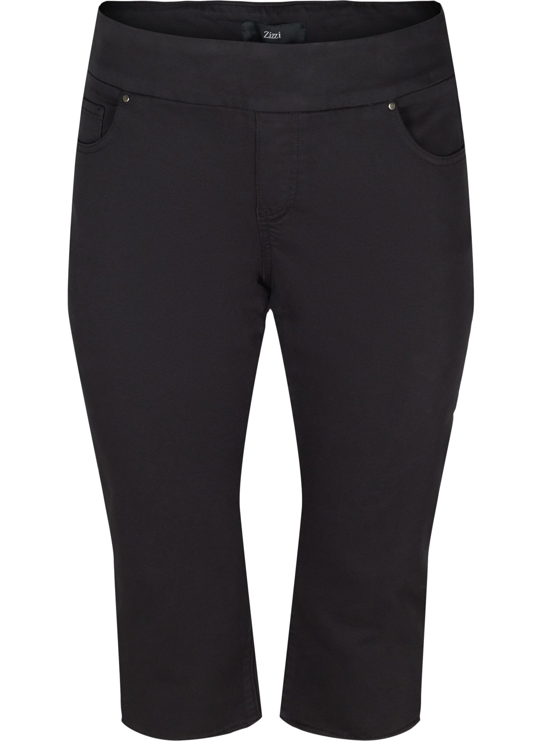 Zizzi Knickers i bomullsblandning med tight passform, Black, Packshot image number 0