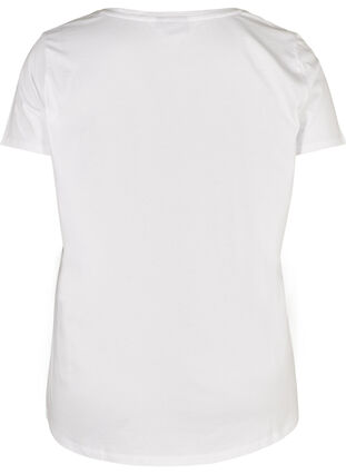 T-shirt, Bright White/Beauty, Packshot image number 1