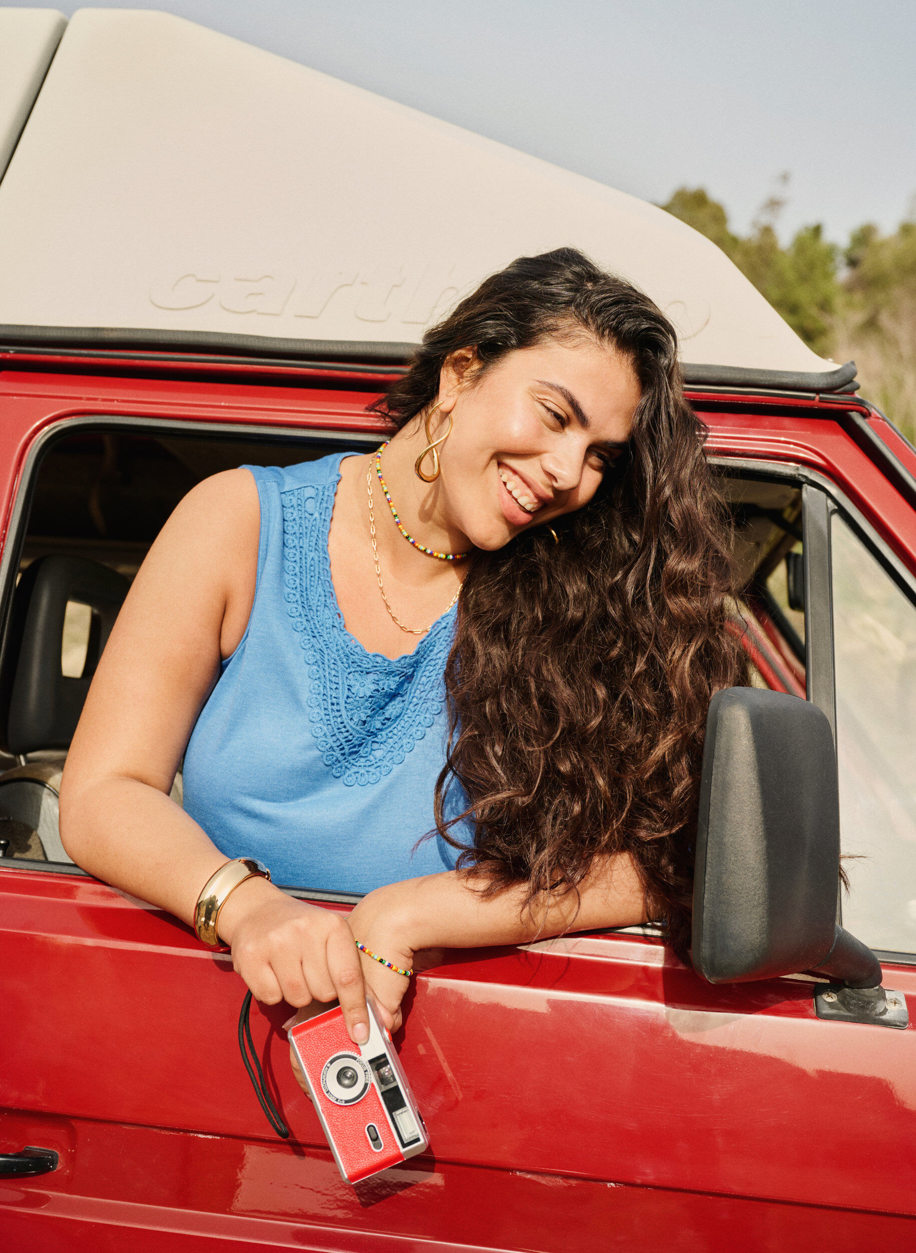 Zizzi &Auml;rml&ouml;s topp med spets, Marina, Image image number 0