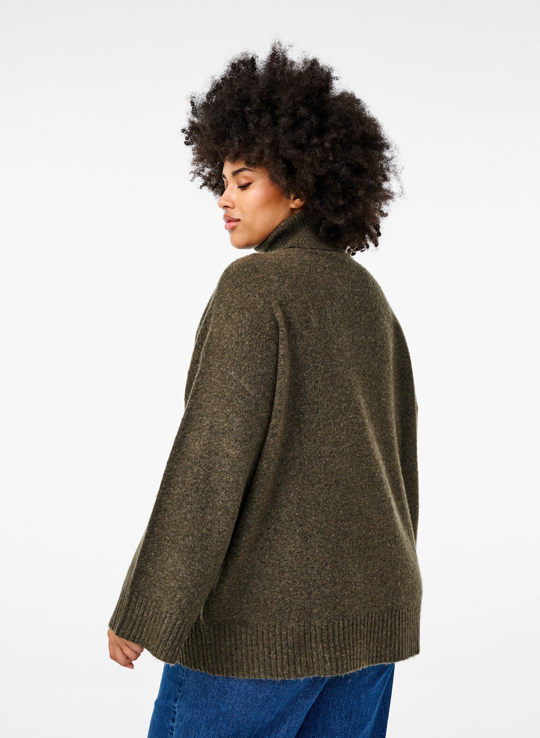 Zizzi Stickad poloblus, Sea Turtle Mel., Model image number 1