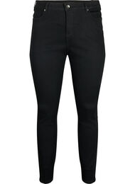 Amy jeans med h&ouml;g midja och super slim fit, Svart