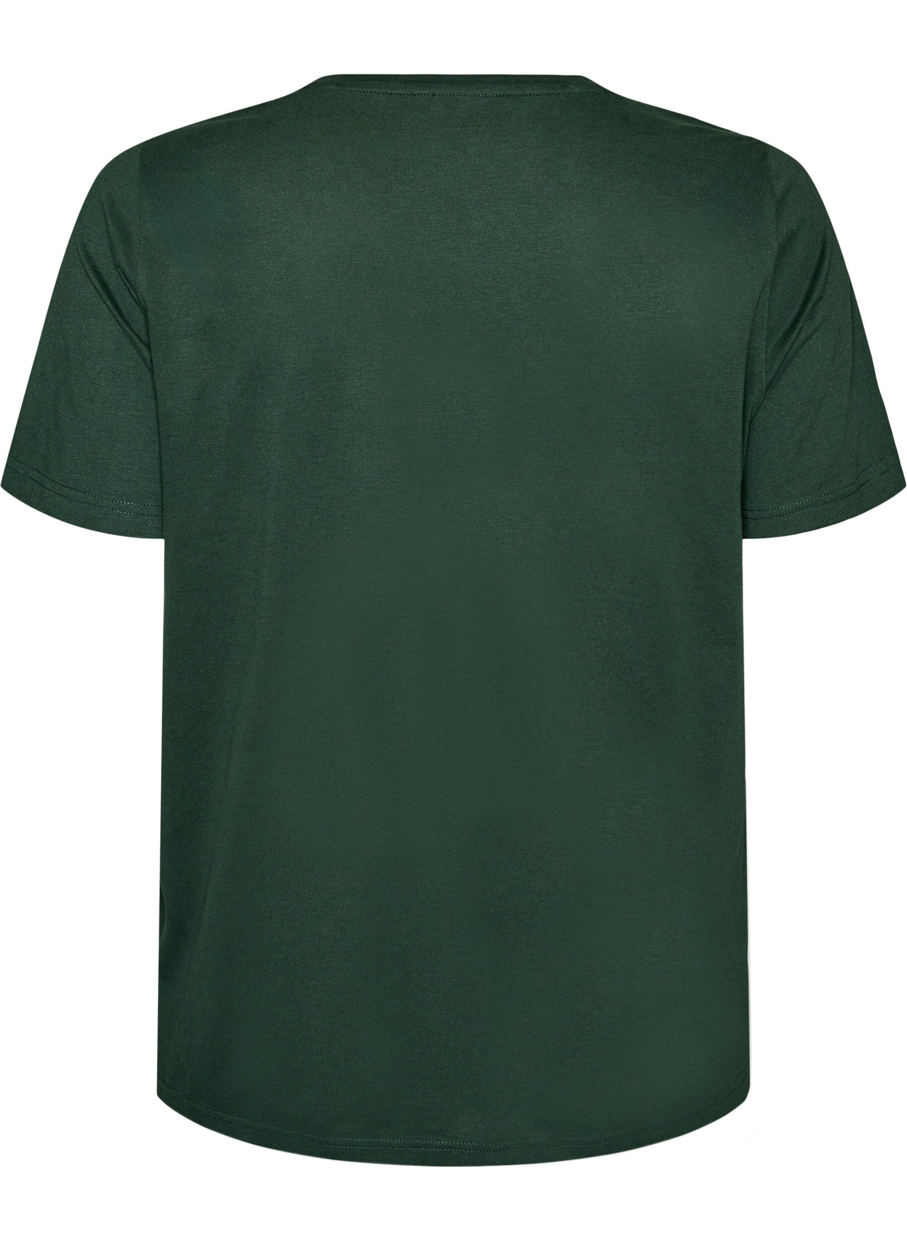ZizziT-shirt med tryck, Gr&ouml;n, Packshot image number 1