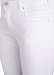 Slim fit Emily jeans med normalh&ouml;g midja, Vit, Packshot image number 2