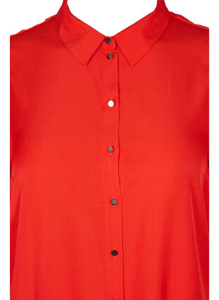 Skjortklänning med 3/4-ärmar, Fiery Red, Packshot image number 2