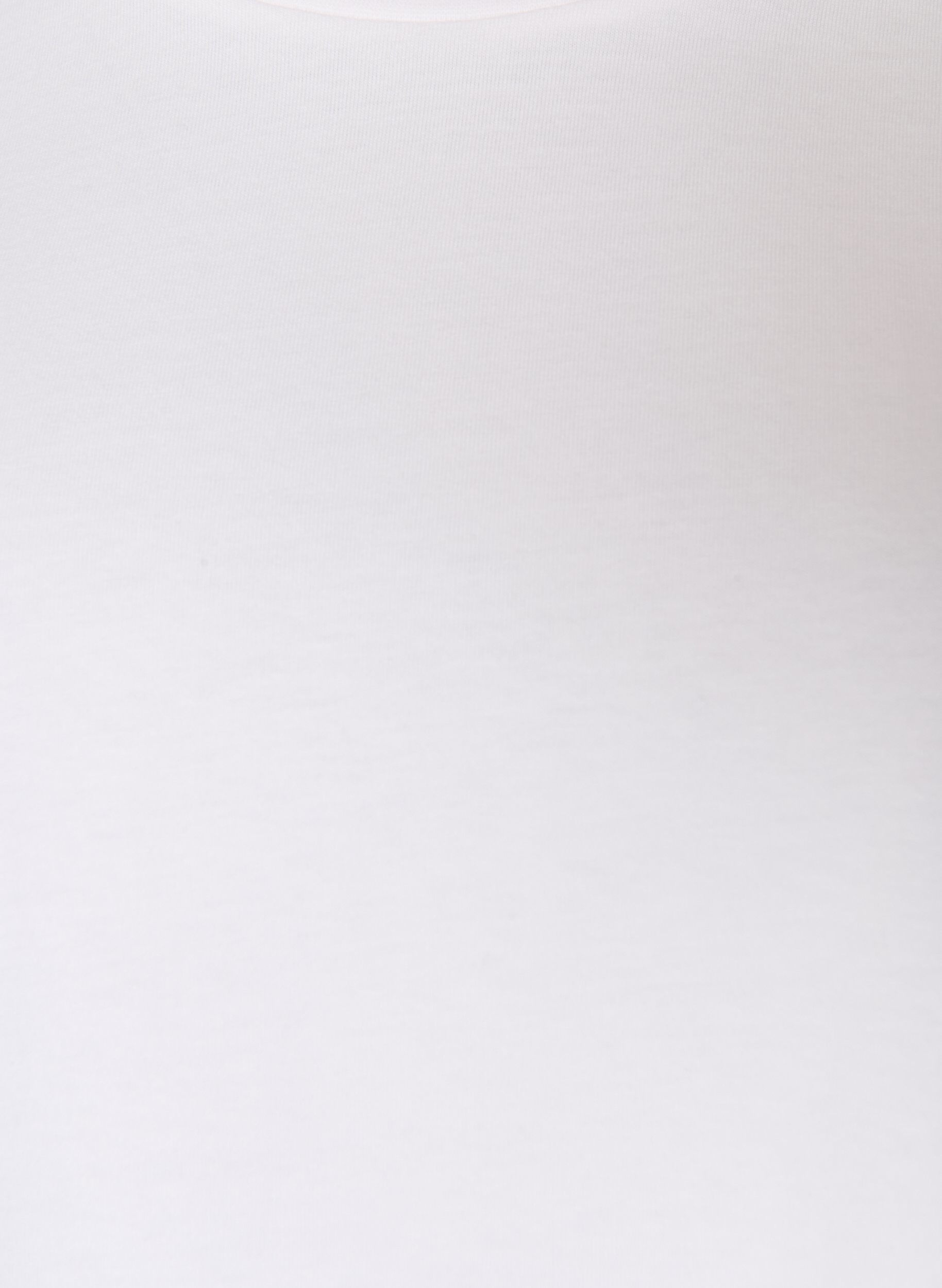 ZizziBas-t-shirt med l&aring;nga &auml;rmar, Vit, Packshot image number 2