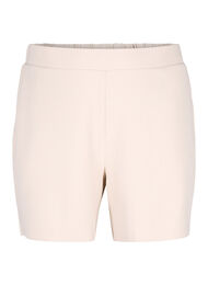 L&ouml;st sittande shorts med fickor, Beige