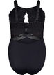 Body med spets och utskärningar, Black, Packshot image number 1