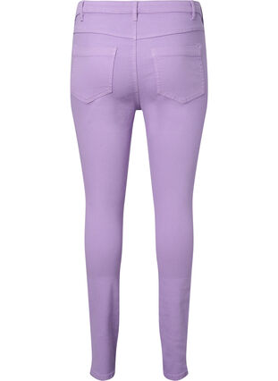 Högmidjade Amy jeans med super slim passform, Lavender, Packshot image number 1