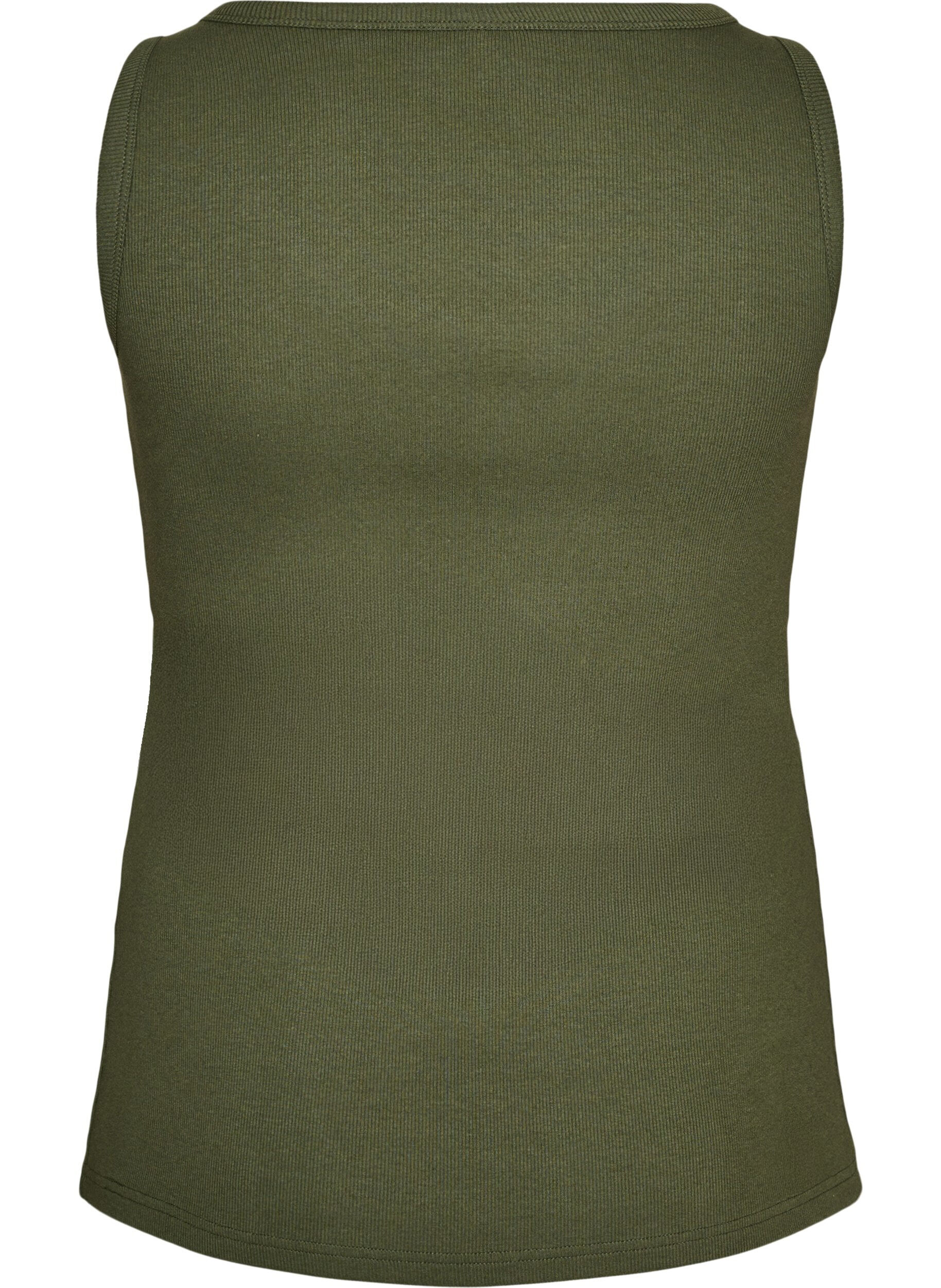 ZizziT&aring;tsittande topp med motiv, Gr&ouml;n, Packshot image number 1