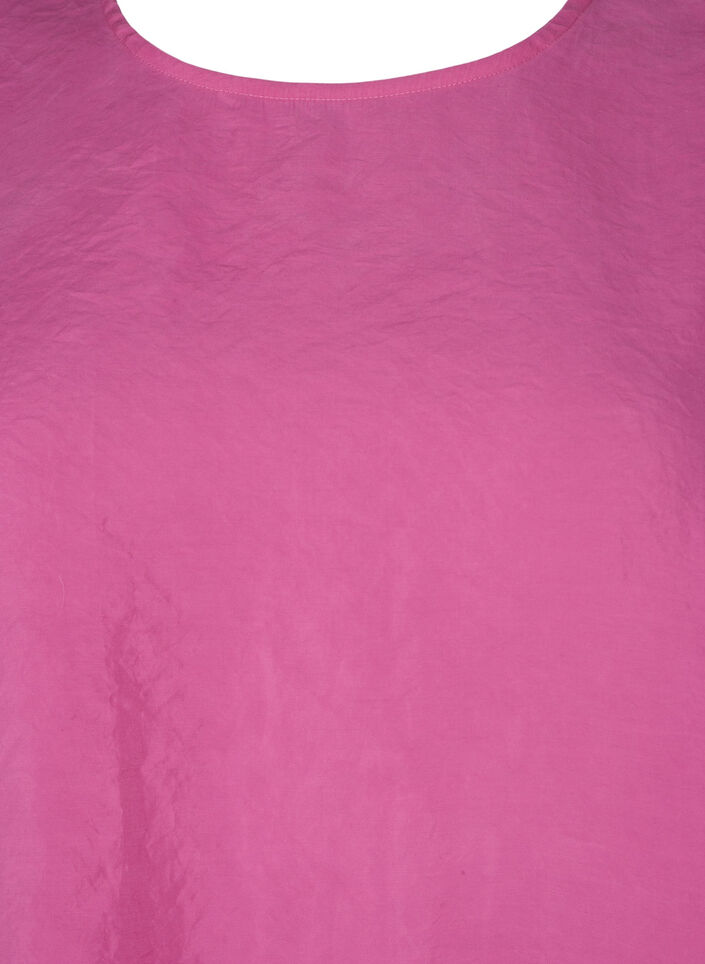 Blus i TENCEL™ Modal med broderidetaljer, Phlox Pink, Packshot image number 2