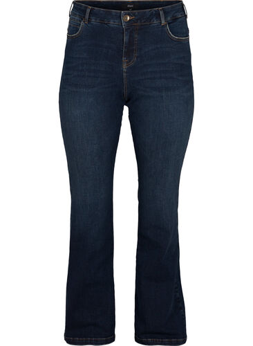 Bootcut jeans, Dark blue denim, Packshot image number 0
