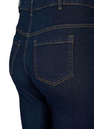 Ellen bootcut jeans med hög midja, Raw Unwash, Packshot image number 3