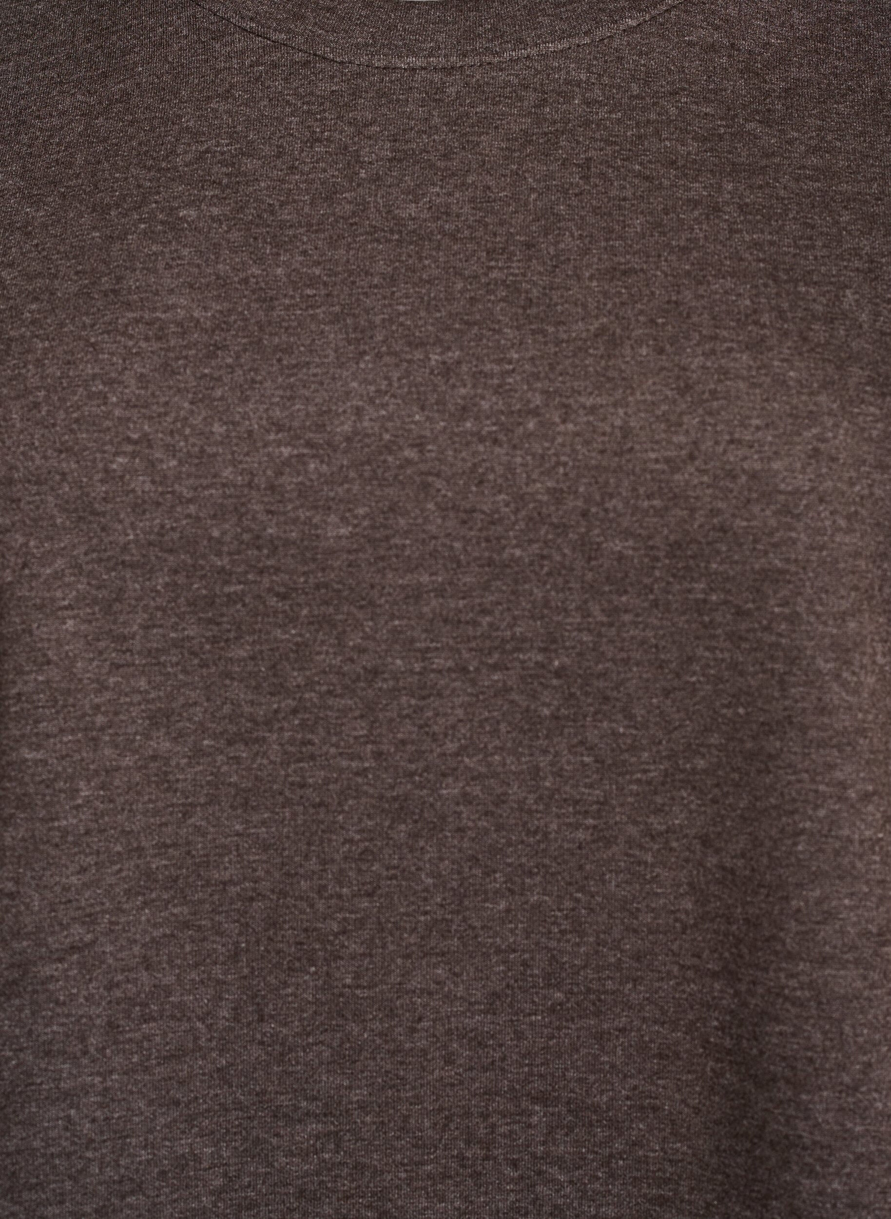 ZizziSweatshirt med rund halsringning, Brun, Packshot image number 2