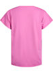 Tr&auml;nings t-shirt med v-ringning och l&ouml;s passform, Rosa, Packshot image number 1