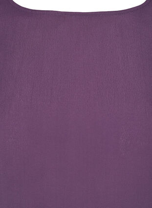 Viskosblus med 3/4-ärmar och smock, Vintage Violet, Packshot image number 2