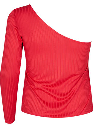 One-shoulder-topp, Tango Red, Packshot image number 1