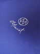 T-shirt i ekologisk bomull med ett litet motiv framtill, Bl&aring;, Packshot image number 2