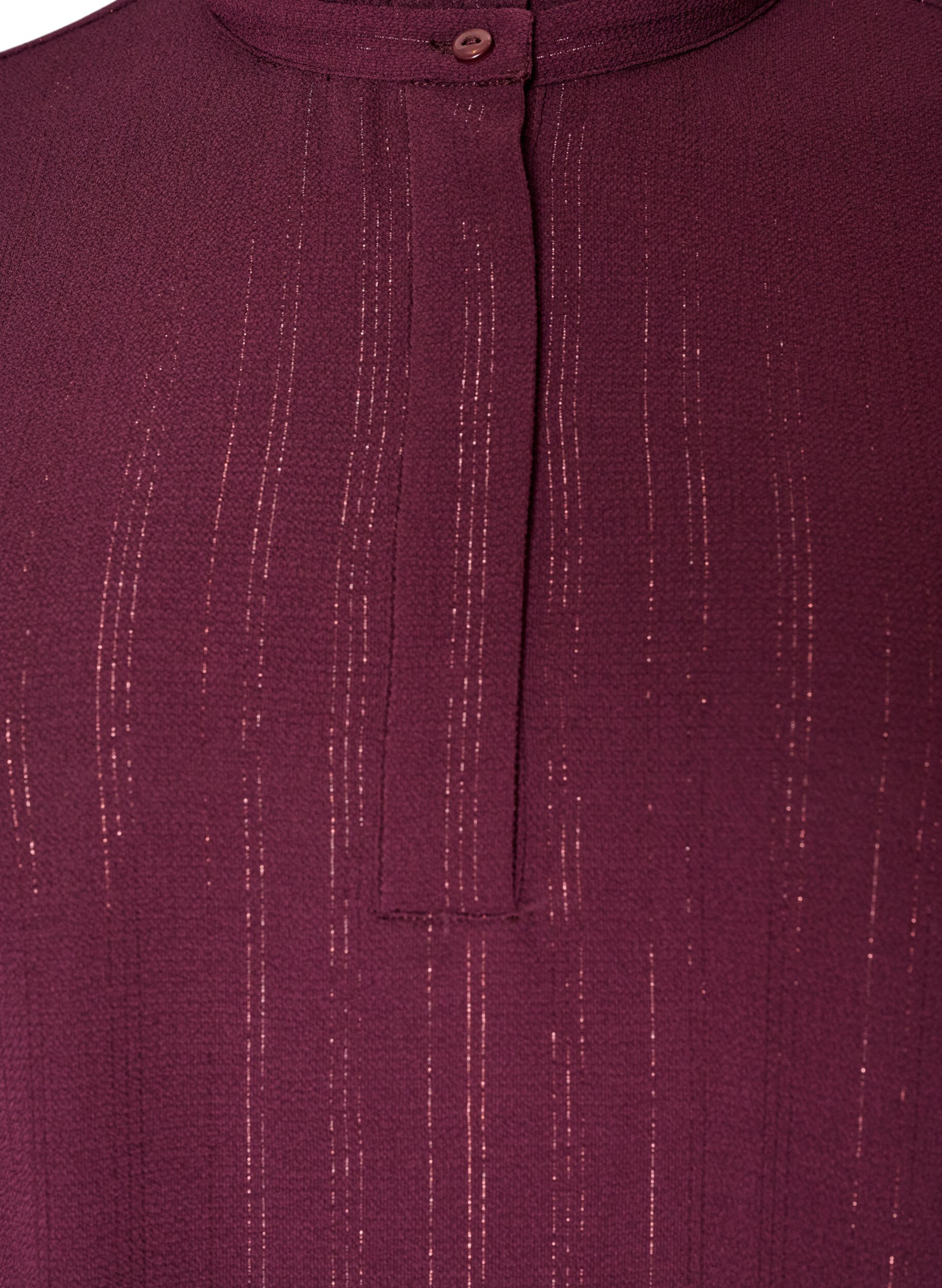 ZizziKort kl&auml;nning med volanger och glitter, R&ouml;d, Packshot image number 2