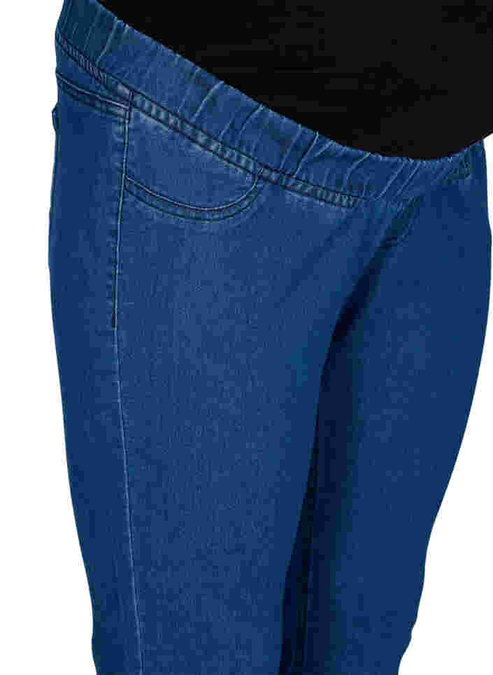 Gravidjeggings med bakfickor, Dark blue, Packshot image number 2