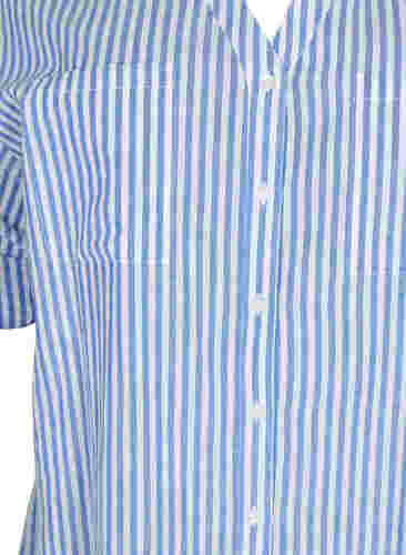 Randig tunika med V-ringad hals och knappar, Surf the web Stripe, Packshot image number 2