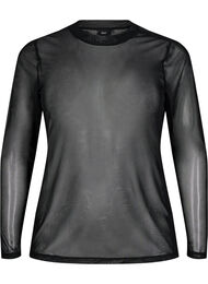 Enfärgad meshblus, Svart