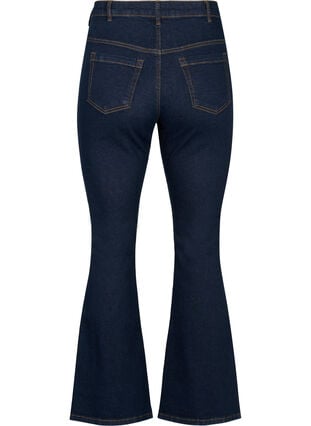 Ellen bootcut jeans med hög midja, Raw Unwash, Packshot image number 1