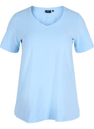 Basis t-shirt, Chambray Blue