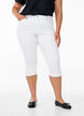 Amy caprijeans med h&ouml;g midja och super slim fit, Vit, Model image number 2
