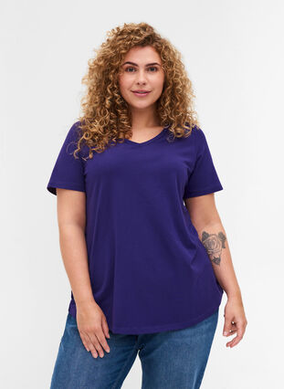 Basis t-shirt, Parachute Purple, Model image number 0