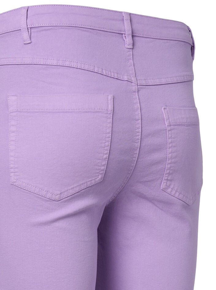 Högmidjade Amy jeans med super slim passform, Lavender, Packshot image number 3