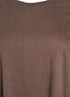 Knälång T-shirtklänning i bomull, Brun, Packshot image number 2