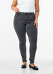 Super slim Amy jeans med hög midja, Grå, Model image number 2
