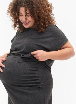 Melerat set för gravida, Black Melange, Model image number 3