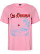 T-shirt med tryck, Rosa, Packshot image number 0