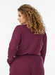 Pyjamastopp i ekologisk bomull med h&aring;lbroderi, M&ouml;rk Bordeaux, Model image number 2
