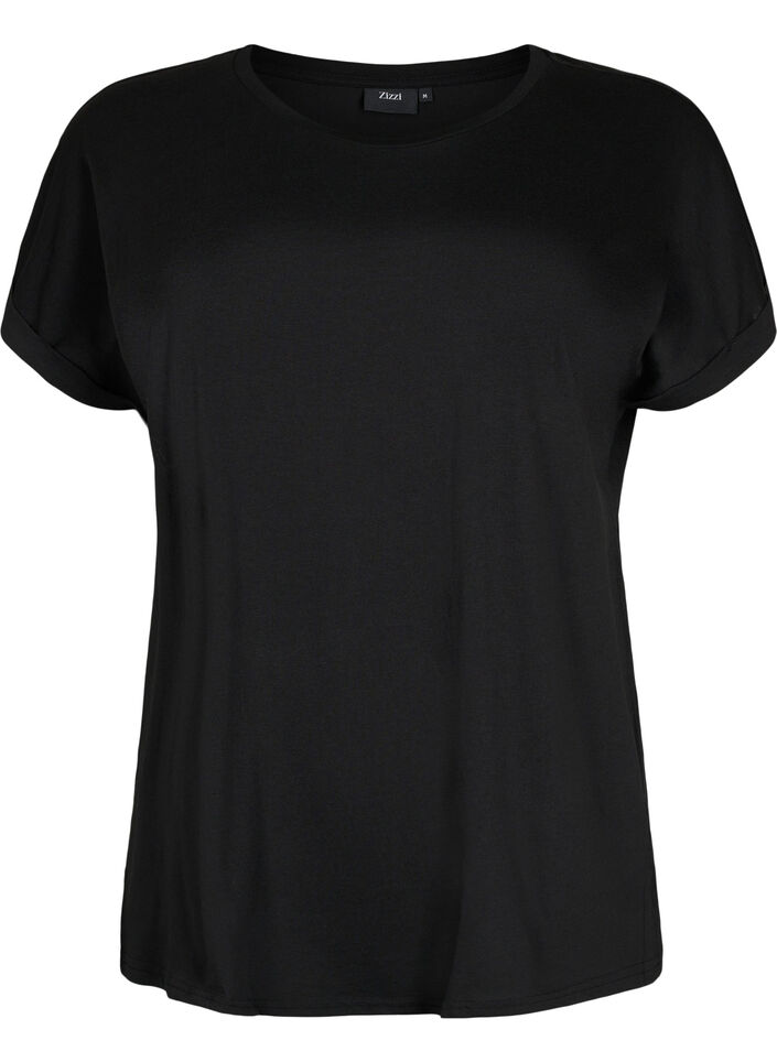 2-pack kort&auml;rmade t-shirtar, Bl&aring;, Packshot image number 3