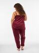 L&ouml;sa byxor i velour, R&ouml;d, Model image number 2