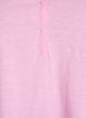 T-shirt med knappdetalj, Rosa, Packshot image number 2