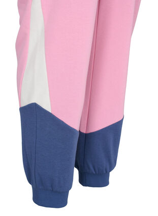 Sweatpants med colour-block, C. Pink C. Blocking, Packshot image number 3
