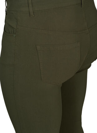 Slim fit byxor med fickor, Ivy green, Packshot image number 3