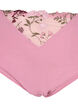 Trosor i microfiber med broderade blommor, Rosa, Packshot image number 2
